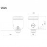 Réservoir de fluides Rizoma CT025