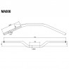 Guidon conique 28,6mm Rizoma