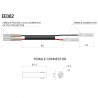 Kit cablage EE082H pour clignotants Rizoma pour moto Vintage