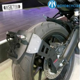Support de plaque ras de roue Yamaha XSR900 pour préparation et customisation moto Vintage