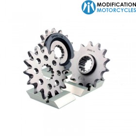 Pignon AFAM 16 dents acier standard Yamaha XSR900 pour préparation et performance moto Vintage