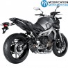 Ligne d'échappement complète Racing Acier inoxydable et Carbone Yamaha XSR900 prépa moto Vintage