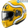 Casque intégral ARAI Concept-X HA Yellow Arai Helmet pour Café Racer et Scrambler