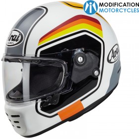 Casque intégral ARAI Concept-X Number White Arai Helmet pour Café Racer et Scrambler