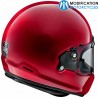 Casque intégral ARAI Concept-X Sport Red Arai Helmet pour Café Racer et Scrambler