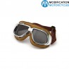 Lunettes moto vintage Classic Goggle lentilles fumées pour moto Vintage