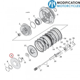 Diaphragme Heavy Duty pour Harley-Davidson Big Twin 90/97 et Sportster 91/03 Barnett