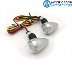 Clignotants S-LED3 B-LUX N1001/BS3 pour moto Vintage