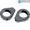 Pince fourche clignotants Drag Specialties pour Café Racer et Scrambler