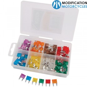 Boite de 100 mini-fusibles moto