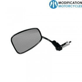 Rétroviseur vintage type embout de guidon noir