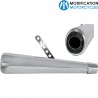 Silencieux Roadhawk '50s Oval Megaphone chromé pour moto Vintage