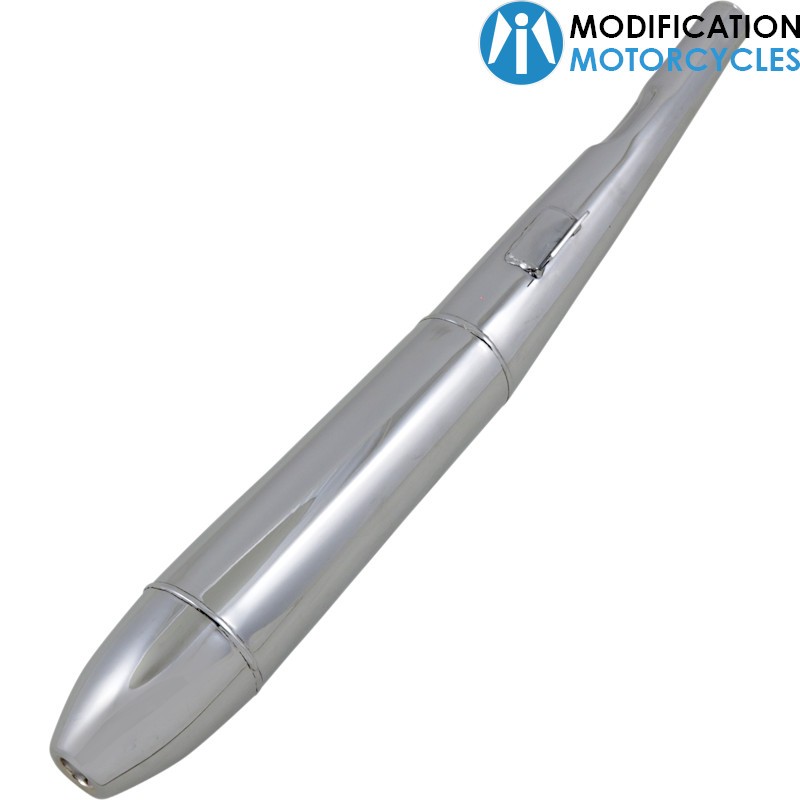 Silencieux BMW chromé pour R-60 R-50 et R-75 Emgo