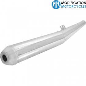 Silencieux chromé pour BMW séries 6 et 7 pour moto Vintage