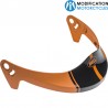 Visière casque Eliminator Orange Rally pour moto Vintage