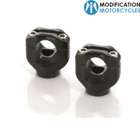 Pontets de guidons Ø22mm avec réhaussement de 33mm Triumph Street Twin LSL pour Café Racer et