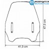 Pare-brise Tourisme MRA Windshields pour Café Racer et Scrambler