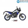Silencieux Oval Titane avec embout carbone Yamaha Ténéré 700 ou T7 Mivv Exhausts
