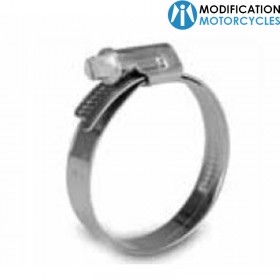 Colliers de serrage Inox (10 pièces) Bihr pour Café Racer et Scrambler