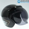 Visière Bubble Noire avec charnière Vintage