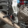 Commandes reculées multi-position sans ABS Yamaha XSR700 pour préparation moto Vintage