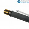 Embouts de guidon Dual Dise Noir/Or pour moto Vintage LSL 135-D07GO