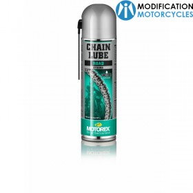 Lubrifiant chaîne Road Strong 500ml Motorex pour Café Racer et Scrambler