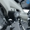 Tampons aéro central Yamaha XSR900 pour préparation et sécurité moto Vintage
