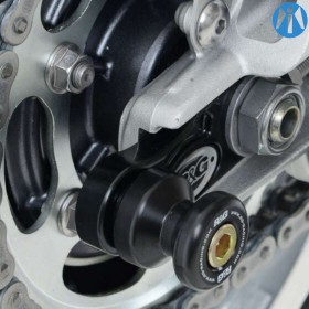 Pions de bras oscillant déporté avec platine Triumph Street Twin R&G pour Café Racer et Scrambler