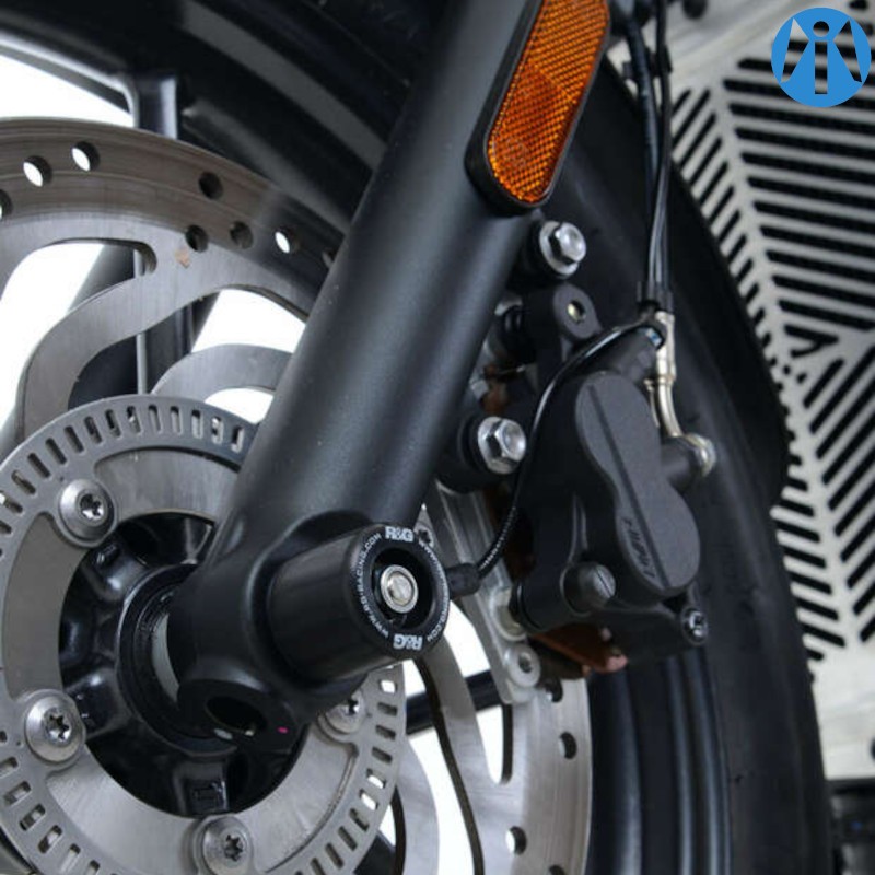 Protection fourche Triumph Street Twin R&G pour Café Racer et Scrambler