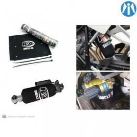 Protection d'amortisseur Yamaha XSR900 pour préparation et customisation moto Vintage