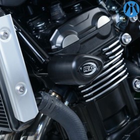 Tampons de protection Aero noir pour Kawasaki Z900RS pour moto Vintage