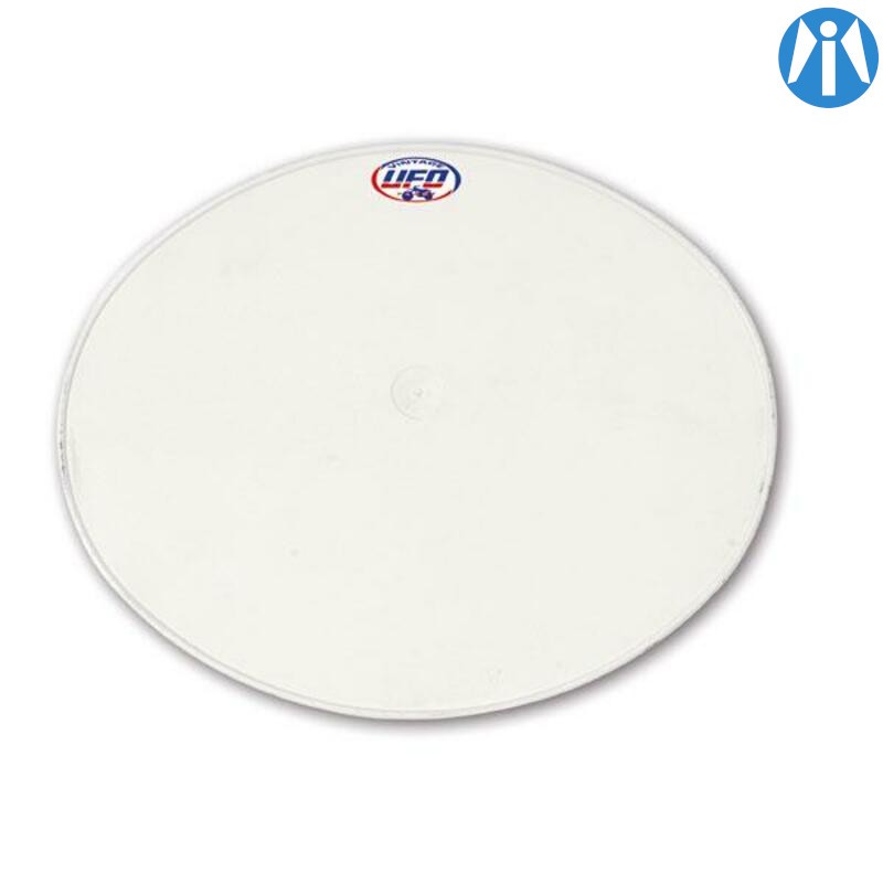 Plaque numéro frontale UFO Oval blanc UFO Plast pour Café Racer et Scrambler