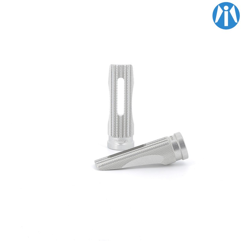 Repose-Pieds V-Parts Racing Pro 2 aluminium pour moto Vintage