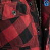 Sur-Chemise moto RST Lumberjack Kevlar® CE textile rouge RST pour Café Racer et Scrambler