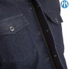 Sur-Chemise moto RST Denim Kevlar® CE textile Bleu RST pour Café Racer et Scrambler