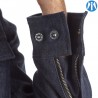 Sur-Chemise moto RST Denim Kevlar® CE textile Bleu RST pour Café Racer et Scrambler