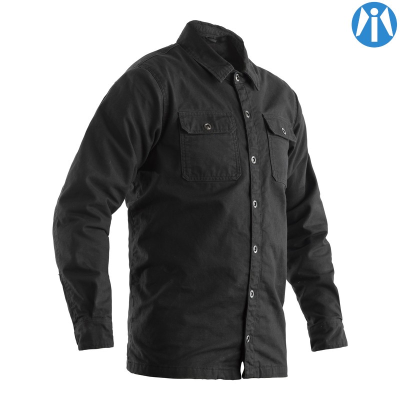 Sur-Chemise moto RST Heavy Duty Kevlar® CE textile Ardoise RST pour Café Racer et Scrambler
