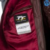 Blouson RST Brandish CE cuir rouge homme RST pour Café Racer et Scrambler