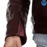 Blouson RST Brandish CE cuir rouge homme RST pour Café Racer et Scrambler