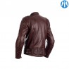 Blouson RST Brandish CE cuir rouge homme RST pour Café Racer et Scrambler