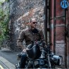 Blouson RST IOM TT Crosby textile Brun homme RST pour Café Racer et Scrambler