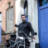 Blouson RST IOM TT Crosby textile Charcoal homme RST pour Café Racer et Scrambler