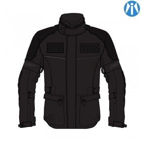 Veste RST X-Raid CE textile Noir RST pour Café Racer et Scrambler