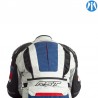 Veste RST Adventure-X CE textile Ice/Blue/Red homme RST pour Café Racer et Scrambler