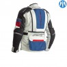 Veste RST Adventure-X CE textile Ice/Blue/Red homme RST pour Café Racer et Scrambler