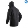 Veste RST Chelsea 3/4 CE textile noir RST pour Café Racer et Scrambler