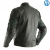 Veste RST Hillberry CE cuir Vert RST pour Café Racer et Scrambler