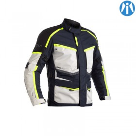 Veste RST Maverick CE textile Bleu RST pour Café Racer et Scrambler
