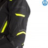 Veste RST Pathfinder CE textile Noir/Jaune Fluo RST pour Café Racer et Scrambler